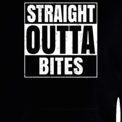 Straight Outta Bites Nouns Compton Parody Hooded Pullover 25312949