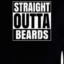 Straight Outta Beards Nouns Compton Parody Hooded Pullover 25313092