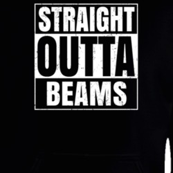 Straight Outta Beams Nouns Compton Parody Hooded Pullover 25313104