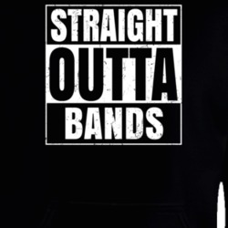 Straight Outta Bands Nouns Compton Parody Hooded Pullover 25313210