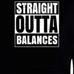 Straight Outta Balances Nouns Compton Parody Hooded Pullover 25313234