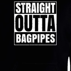 Straight Outta Bagpipes Nouns Compton Parody Hooded Pullover 25313255