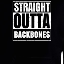 Straight Outta Backbones Nouns Compton Parody Hooded Pullover 25313275