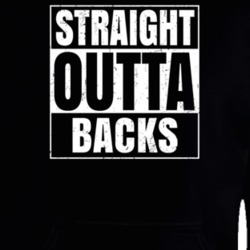 Straight Outta Backs Nouns Compton Parody Hooded Pullover 25313279