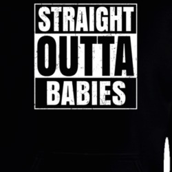 Straight Outta Babies Nouns Compton Parody Hooded Pullover 25313283