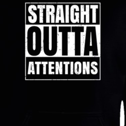 Straight Outta Attentions Nouns Compton Parody Hooded Pullover 25313331