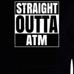 Straight Outta ATM Nouns Compton Parody Hooded Pullover 25313347
