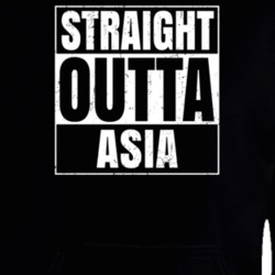 Straight Outta Asia Nouns Compton Parody Hooded Pullover 25313372