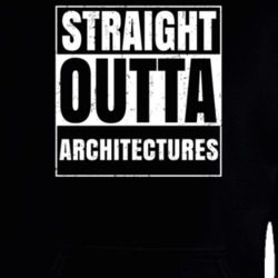 Straight Outta Architectures Nouns Compton Parody Hooded Pullover 25313430