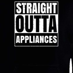 Straight Outta Appliances Nouns Compton Parody Hooded Pullover 25313457