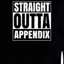 Straight Outta Appendix Nouns Compton Parody Hooded Pullover 25313465