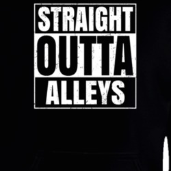 Straight Outta Alleys Nouns Compton Parody Hooded Pullover 25313587