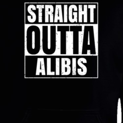 Straight Outta Alibis Nouns Compton Parody Hooded Pullover 25313591