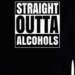 Straight Outta Alcohols Nouns Compton Parody Hooded Pullover 25313603
