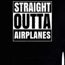 Straight Outta Airplanes Nouns Compton Parody Hooded Pullover 25313623