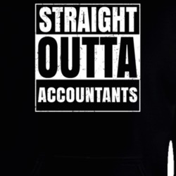 Straight Outta Accountants Nouns Compton Parody Hooded Pullover 25313729