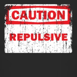 Repulsive Caution Adjective Distressed T Shirt 3845204
