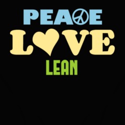 Peace Love Lean Funny T Shirt 3848247