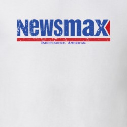 News Max Independent America Logo Fan Favorite Tv Network Channel Station Cool Fan Gift Aged Look T Shirt 38562276