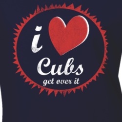 I Love Cubs Get Over It Fun Vintage Heart T Shirt 5036695