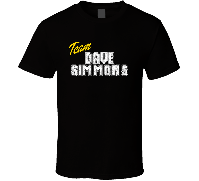 Team Dave Simmons Sport Fan Basketball Coach T Shirt