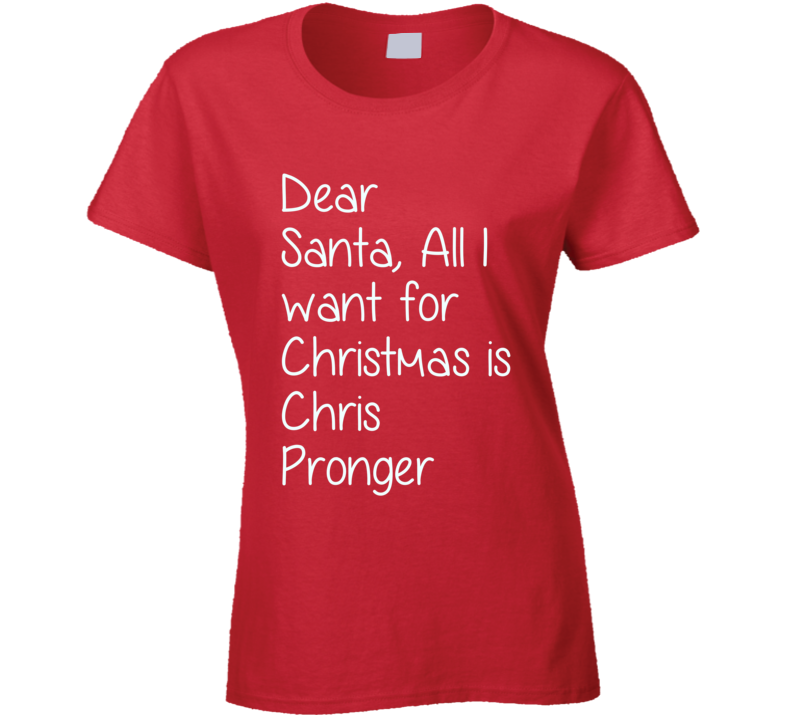 Dear Santa All I Want For Christmas Chrpronger Hockey T Shirt Dear Santa All I Want For Christmas Chrpronger Hockey T Shirt