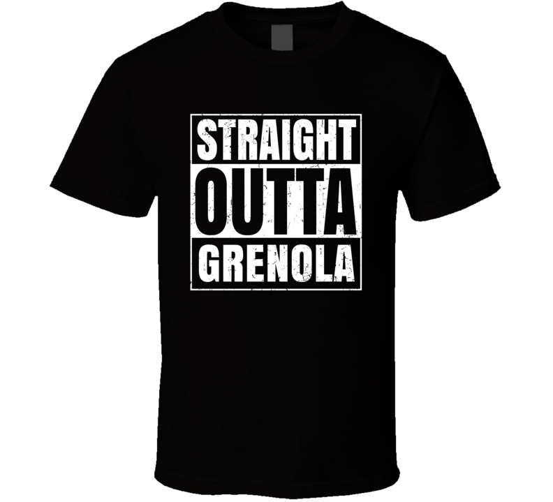 Straight Outta Grenola Kansas City Compton Parody T Shirt