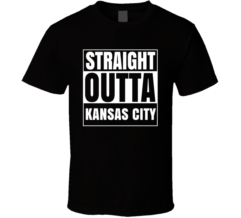Straight Outta Kansas City Kansas City Compton Parody T Shirt Straight Outta Kansas City Kansas City Compton Parody T Shirt