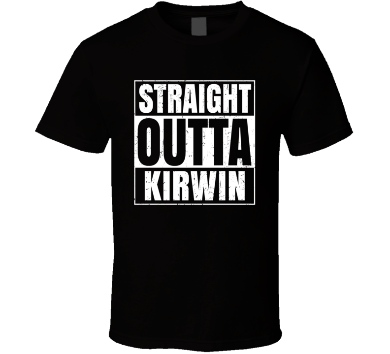 Straight Outta Kirwin Kansas City Compton Parody T Shirt