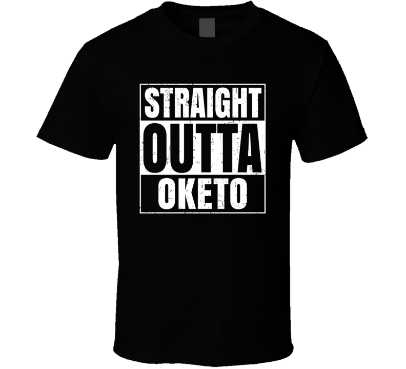 Straight Outta Oketo Kansas City Compton Parody T Shirt