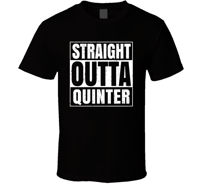 Straight Outta Quinter Kansas City Compton Parody T Shirt