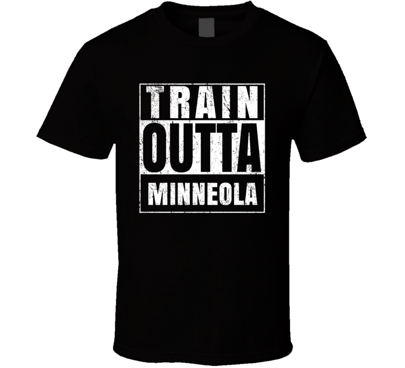 Train Outta Minneola Kansas City Straight Outta Parody Crossfit Boxing MMA T Shirt