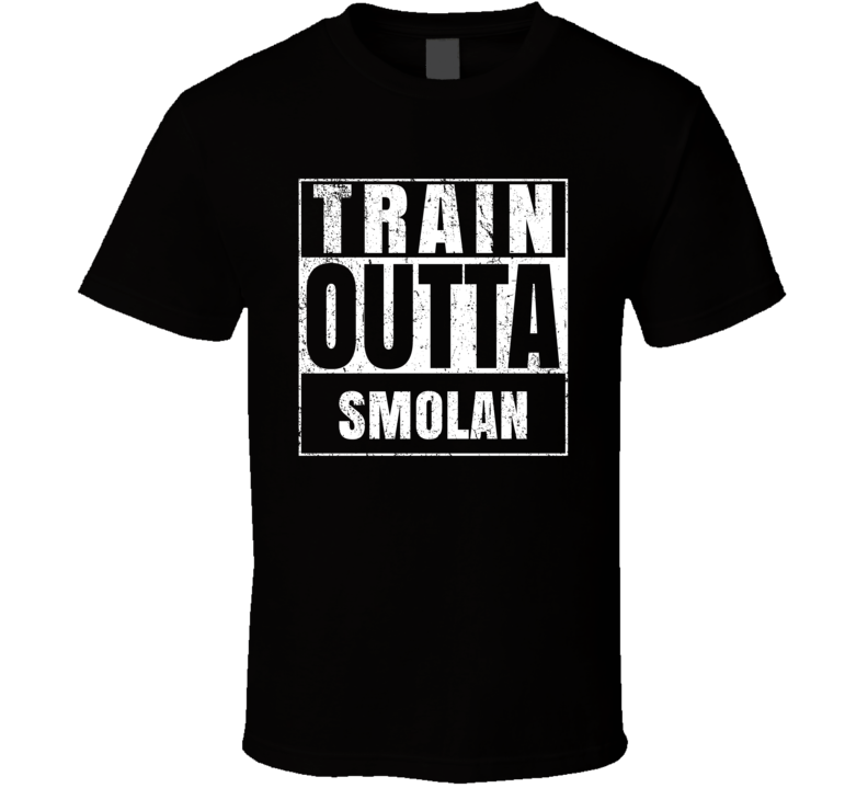 Train Outta Smolan Kansas City Straight Outta Parody Crossfit Boxing MMA T Shirt