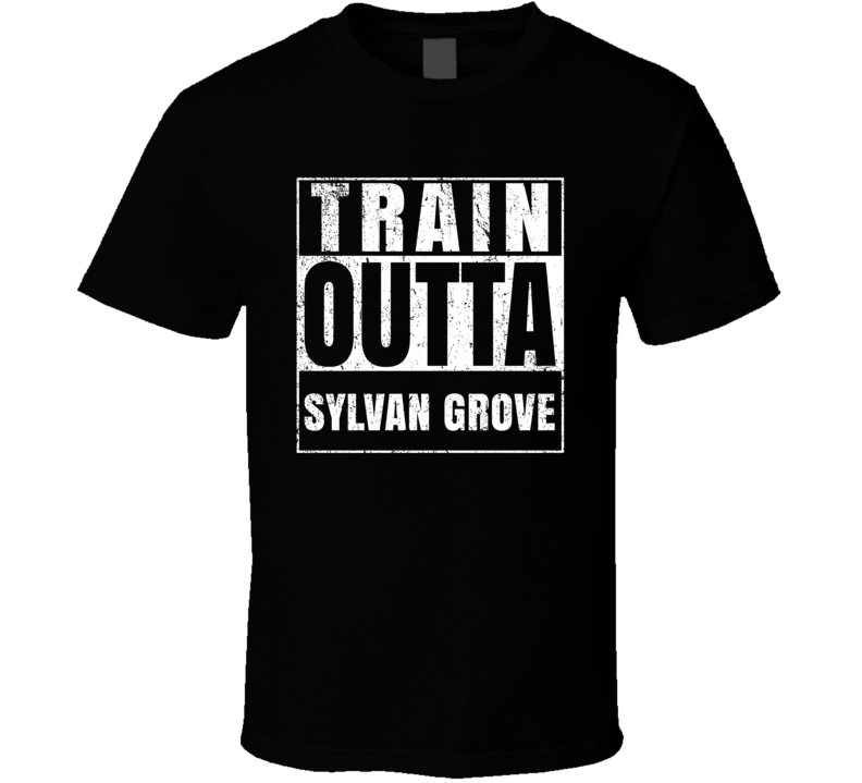 Train Outta Sylvan Grove Kansas City Straight Outta Parody Crossfit Boxing MMA T Shirt