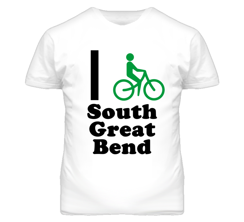 South Great Bend Kansas I Bike Green T Shirt South Great Bend Kansas I Bike Green T Shirt
