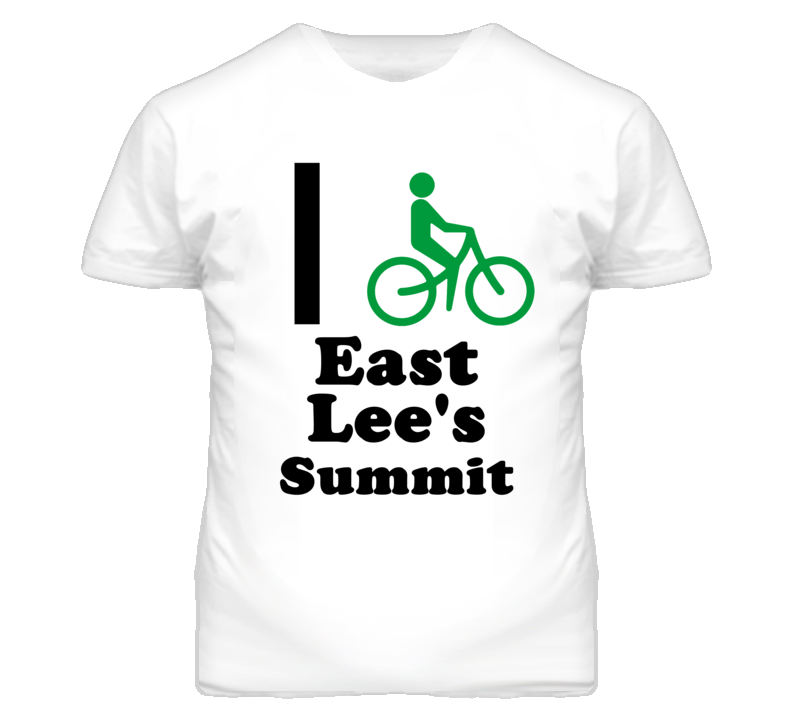 East Lee's Summit Missouri I Bike Green T Shirt East Lee's Summit Missouri I Bike Green T Shirt