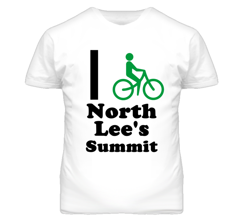 North Lee's Summit Missouri I Bike Green T Shirt