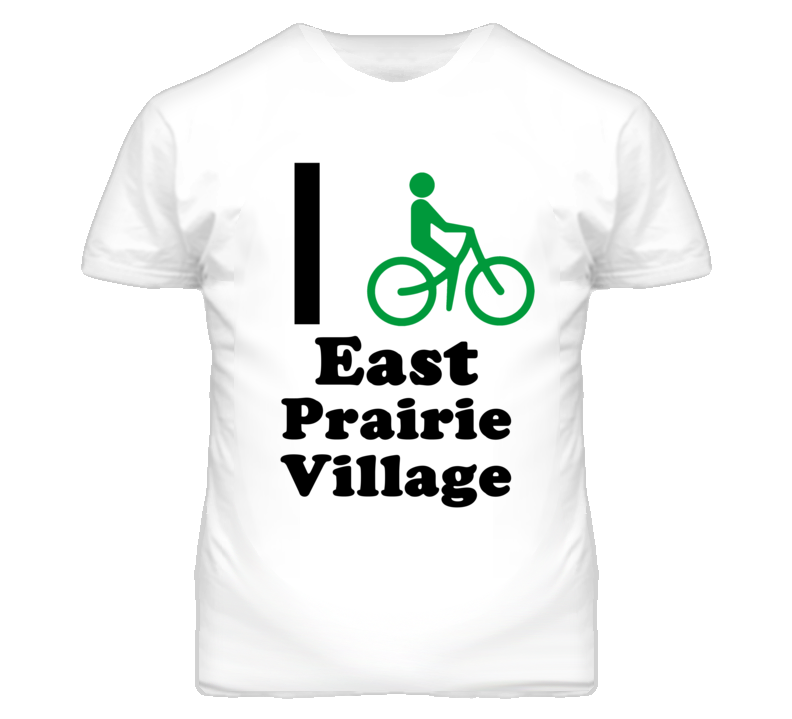 East Prairie Village Kansas I Bike Green T Shirt East Prairie Village Kansas I Bike Green T Shirt