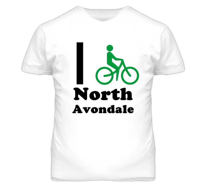 North Avondale Missouri I Bike Green T Shirt