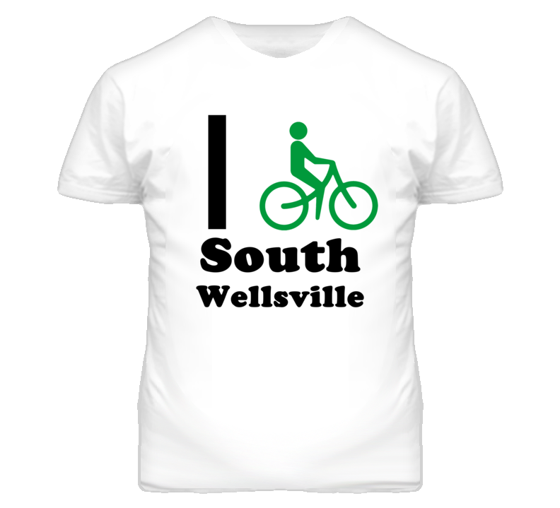 South Wellsville Kansas I Bike Green T Shirt