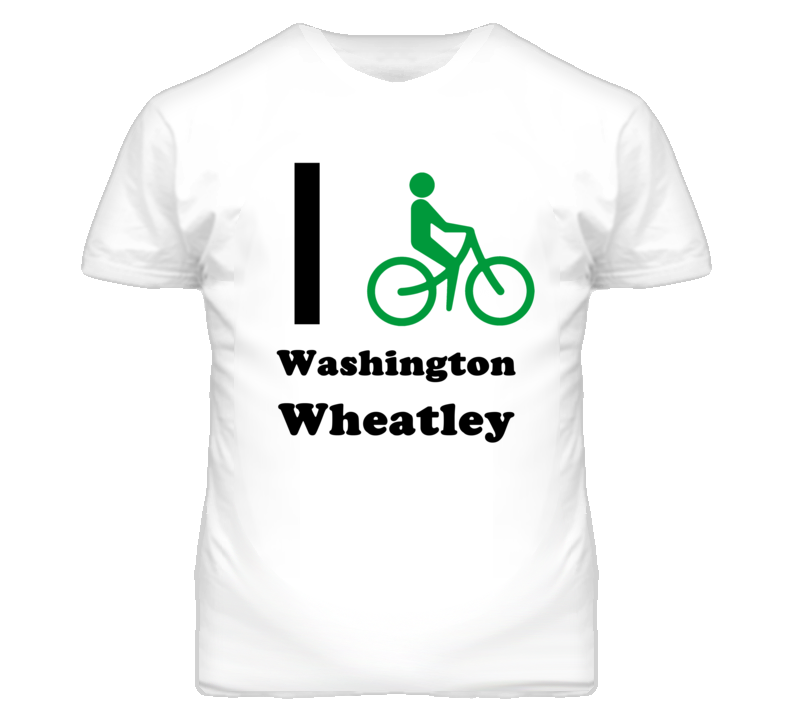 Washington Wheatley Kansas I Bike Green T Shirt