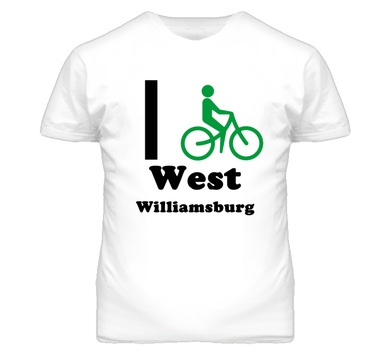 West Williamsburg Kansas I Bike Green T Shirt West Williamsburg Kansas I Bike Green T Shirt