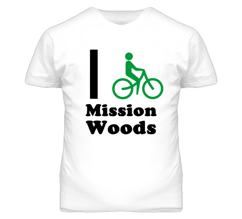Mission Woods Kansas I Bike Green T Shirt