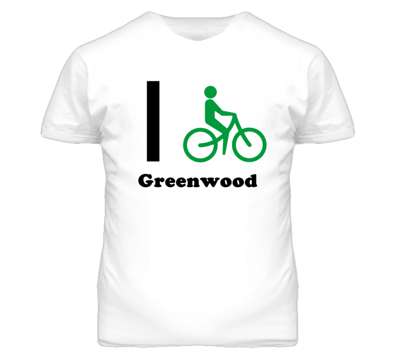 Greenwood Missouri I Bike Green T Shirt