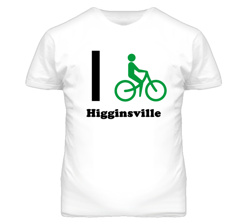 Higginsville Missouri I Bike Green T Shirt Higginsville Missouri I Bike Green T Shirt