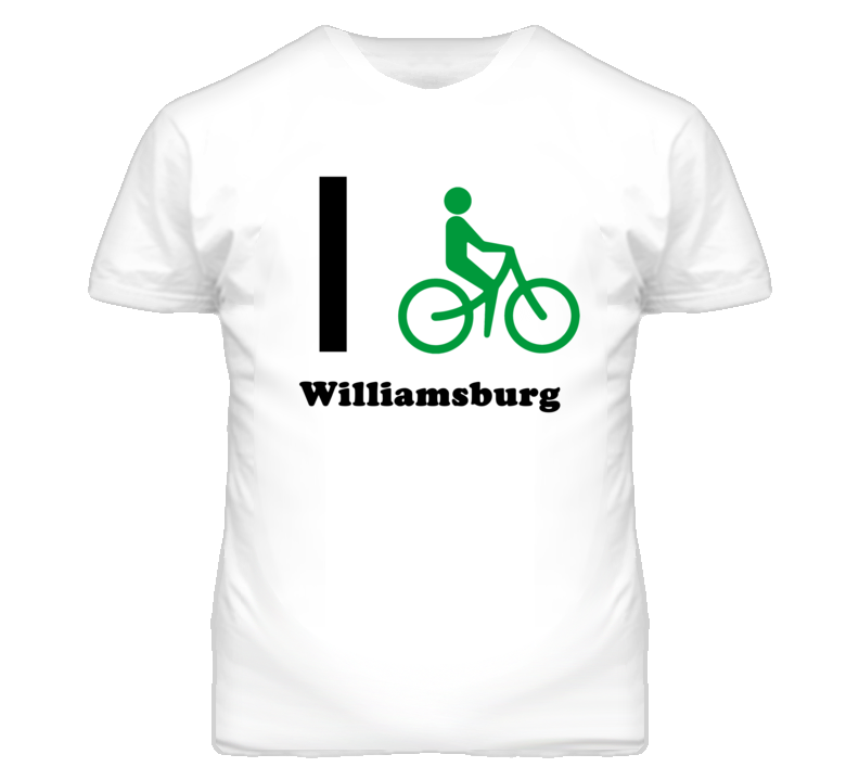 Williamsburg Kansas I Bike Green T Shirt Williamsburg Kansas I Bike Green T Shirt