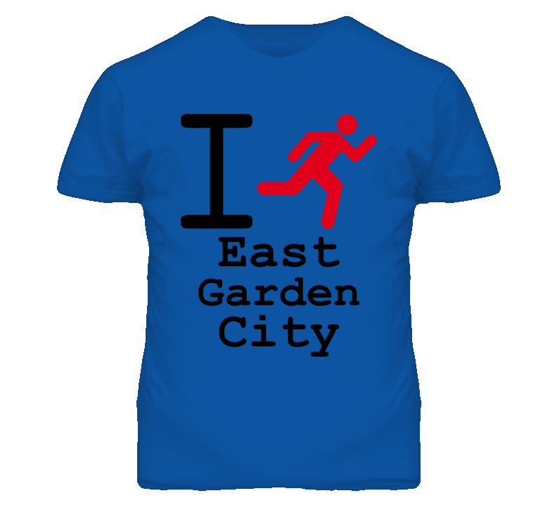 East Garden City Kansas I Run Green T Shirt