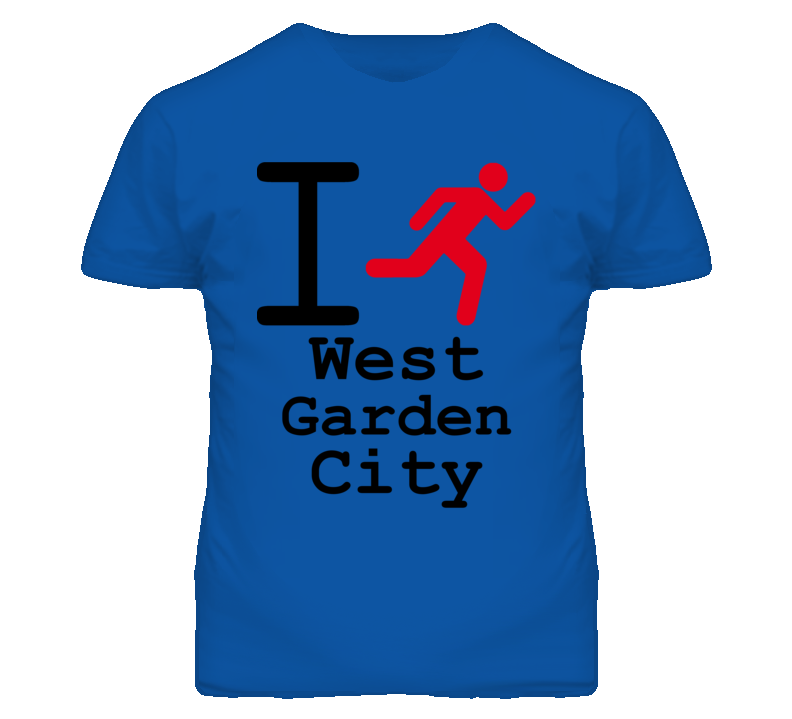 West Garden City Kansas I Run Green T Shirt