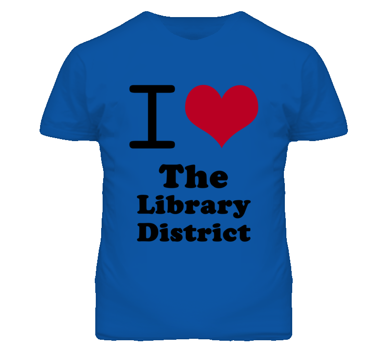 The Library District Kansas I Heart Love Green T Shirt The Library District Kansas I Heart Love Green T Shirt