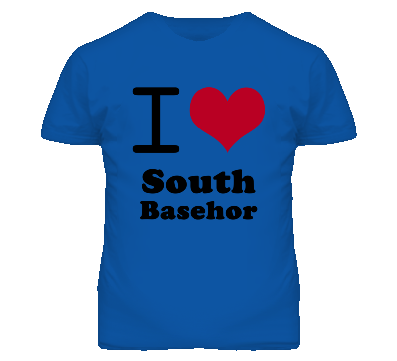 South Basehor Kansas I Heart Love Green T Shirt